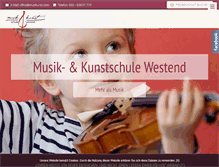 Tablet Screenshot of musikunst.com